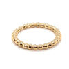 14CT YELLOW GOLD PANDORA BUBBLE RING TW 2.2g