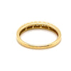 18CT YELLOW GOLD CHANNEL SET DIAMOND DRESS RING VALUED @ $2099