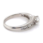 18CT WHITE GOLD WRAP AROUND STYLE DIAMOND DRESS RING VALUED @ $5799