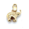 9CT YELLOW GOLD ELEPHANT PENDANT WITH CLASP TW 1.5g