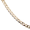 9CT YELLOW GOLD 45CM OPEN CURB LINK CHAIN TW 3.4g