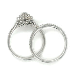 10ct WHITE GOLD DIAMOND BRIDAL SET TDW 0.60ct VALUED $2799