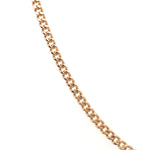 9CT YELLOW GOLD 48CM CURB LINK CHAIN