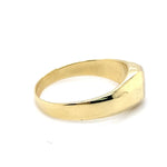 14CT YELLOW GOLD THICKENED TOP DIAMOND DRESS RING VALUED @ $2899