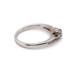 18CT WHITE GOLD WRAP AROUND STYLE DIAMOND DRESS RING VALUED @ $2099