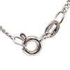 9CT WHITE GOLD 40CM CURB LINK CHAIN