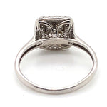 9CT WHITE GOLD FLOW UP STYLE DIAMOND DRESS RING VALUED @ $2499