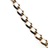 9CT YELLOW GOLD 45CM OPEN CURB LINK CHAIN