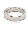 18CT WHITE GOLD THICKENED TOP DIAMOND MENS DRESS RING VALUED @ $5399