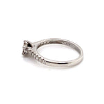 9CT WHITE GOLD FLOW UP STYLE DIAMOND DRESS RING VALUED @ $1499