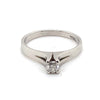 18CT WHITE GOLD FORMED UP STYLE DIAMOND DRESS RING VALUED @ $1799