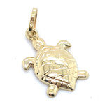 9CT YELLOW GOLD TURTLE PENDANT