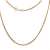 9CT YELLOW GOLD 48CM CURB LINK CHAIN