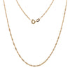 9CT YELLOW GOLD 45CM SINGAPORE TWIST CHAIN