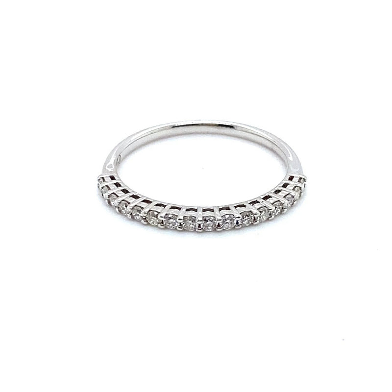 18CT WHITE GOLD CLAW SET DIAMOND DRESS RING VALUED @ $1299