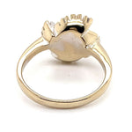 18CT WHITE GOLD CULTURED PEARL & DIAMOND DRESS RING VALUED @ $3899