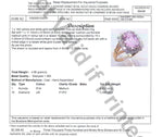 14ct YELLOW GOLD PINK KUNZITE & DIAMOND RING VALUED: $3399