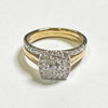 10ct YELLOW GOLD DIAMOND BRIDAL SET TDW: 0.90ct VAL: $3499