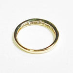 9ct YELLOW GOLD DIAMOND ETERNITY BAND TDW 0.20ct VAL $1199