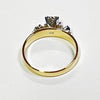 REDUCED! 18ct GOLD & PALLADIUM DIAMOND RING VAL $1599