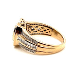 9ct YELLOW GOLD DIAMOND DRESS RING TDW: 1.25ct VAL: $2499