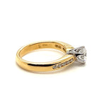 18ct YELLOW GOLD DIAMOND DRESS RING TDW: 0.66ct VAL: $5699