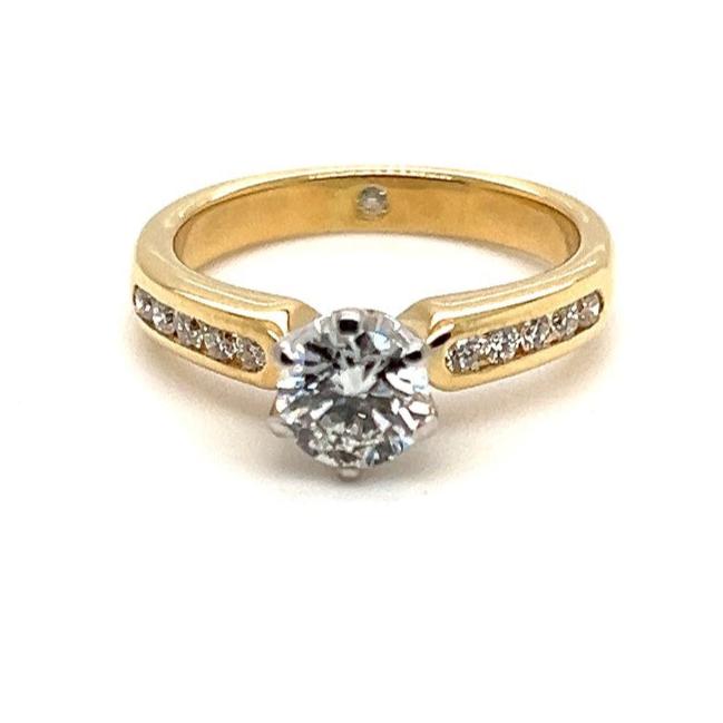 18ct YELLOW GOLD DIAMOND DRESS RING TDW: 0.66ct VAL: $5699