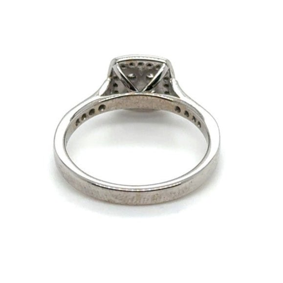 9ct WHITE GOLD DIAMOND DRESS RING TDW: 0.50ct VAL $2299