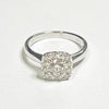 18ct WHITE GOLD DIAMOND DRESS RING TDW: 0.75cts VAL $4499