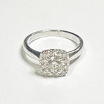 18ct WHITE GOLD DIAMOND DRESS RING TDW: 0.75cts VAL $4499