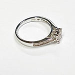 9ct WHITE GOLD DIAMOND DRESS RING TDW: 0.25ct VAL $1449