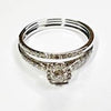 REDUCED! 9ct WHITE GOLD 1.0ct DIAMOND BRIDAL SET VAL $3499