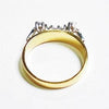 REDUCED! 18ct GOLD CURVED DIAMOND BAND TDW:0.25ct VAL$2199