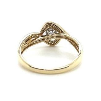 9ct YELLOW GOLD DIAMOND DRESS RING TDW: 0.30ct VAL: $1499