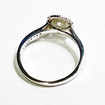 9ct WHITE GOLD DIAMOND DRESS RING TDW: 0.50cts VAL: $1699