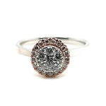 10ct WHITE & ROSE GOLD DIAMOND RING TDW: 0.50ct VAL $1999