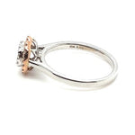 10ct WHITE & ROSE GOLD DIAMOND RING TDW: 0.50ct VAL $1999