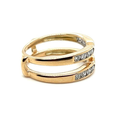 9ct GOLD JOINED COMPANION DIAMOND RINGS TDW:0.5cts VAL:$2299