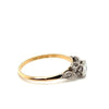 18ct GOLD & PLATINUM DIAMOND DRESS TDW: 0.37ct VAL: $4299