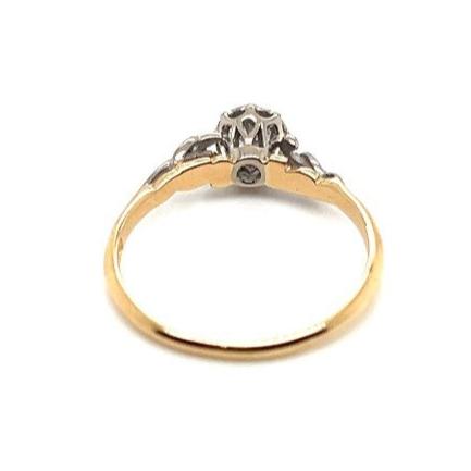 18ct GOLD & PLATINUM DIAMOND DRESS TDW: 0.37ct VAL: $4299