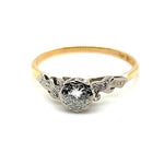 18ct GOLD & PLATINUM DIAMOND DRESS TDW: 0.37ct VAL: $4299