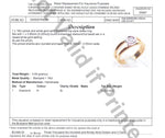 18ct GOLD BEZEL-SET DIAMOND SOLITAIRE RING VAL $3699