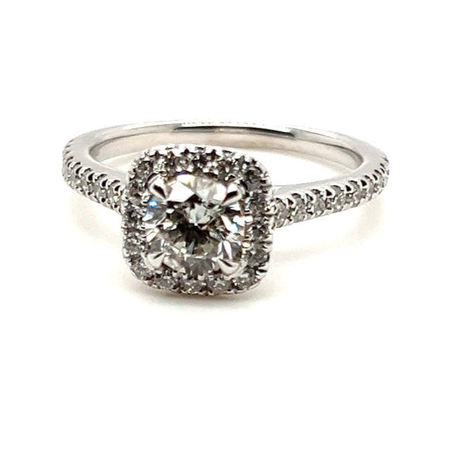 14ct WHITE GOLD DIAMOND DRESS RING TDW: 0.95ct VAL $4899