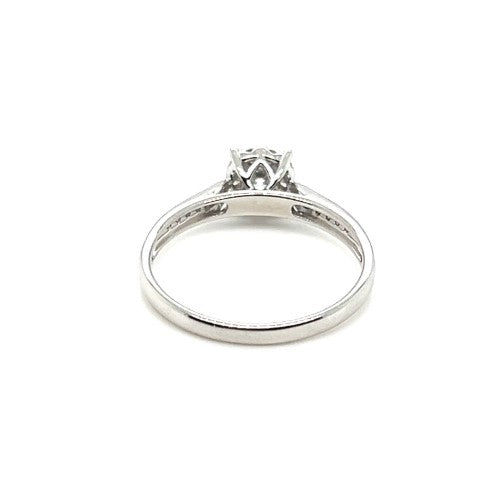 9ct WHITE GOLD DIAMOND DRESS RING TDW: 0.45ct VAL $2299