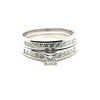 18ct WHITE GOLD DIAMOND BRIDAL SET TDW: 0.775ct VAL: $4199