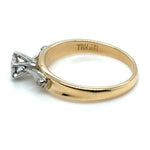 18ct GOLD & PALLADIUM DIAMOND RING TDW: 0.23ct VAL: $2099