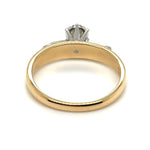 18ct GOLD & PALLADIUM DIAMOND RING TDW: 0.23ct VAL: $2099