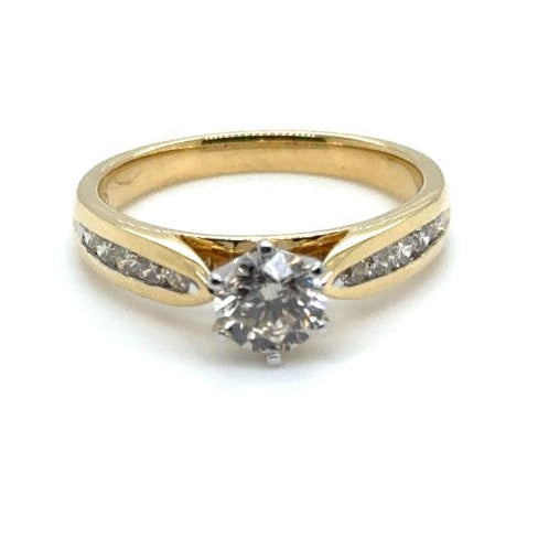 18ct YELLOW GOLD DIAMOND DRESS RING TDW: 1.00ct VAL $4499