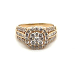 10ct YELLOW GOLD DIAMOND RING TDW: 1.50ct VAL: $3498