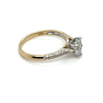 9ct YELLOW GOLD DIAMOND DRESS RING TDW: 0.50ct  VAL $2299